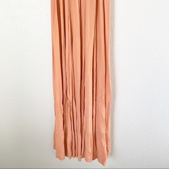 SWF Ruffle Hem Maxi Dress Deep Plunge Medium - Picture 7 of 12